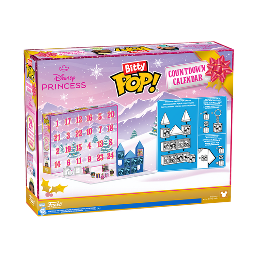 Funko Bitty Pop Countdown Calendar: Disney Princesas 24 Dias Navidad 2025