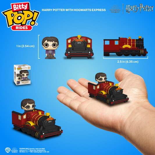 Funko Bitty Pop Ride: Harry Potter - Harry Potter Con Tren Hogwarts