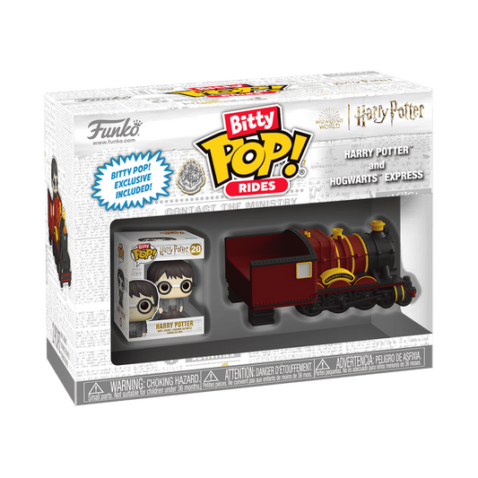 Funko Bitty Pop Ride: Harry Potter - Harry Potter Con Tren Hogwarts