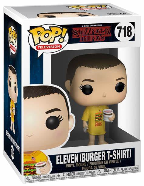 Funko Pop Stranger Things - Eleven camiseta hamburguesa