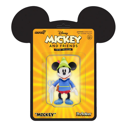 Super7 Reaction: Disney Mickey and Friends vintage - Mickey Mouse sastrecillo valiente