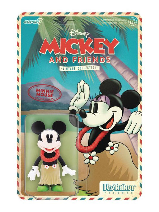 Super7 ReAction: Disney Mickey And Friends Hawaiian Holiday Vintage Collection - Minnie Mouse