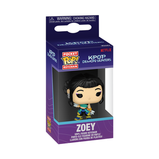 Funko Pop Keychain: K-Pop Demon Hunters - Zoey Llavero