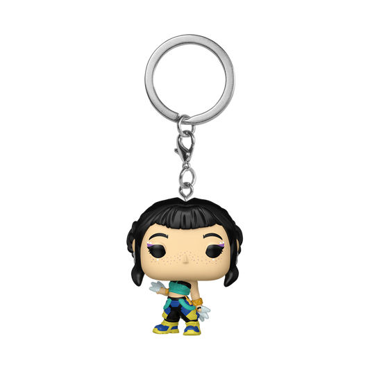 Funko Pop Keychain: K-Pop Demon Hunters - Zoey Llavero