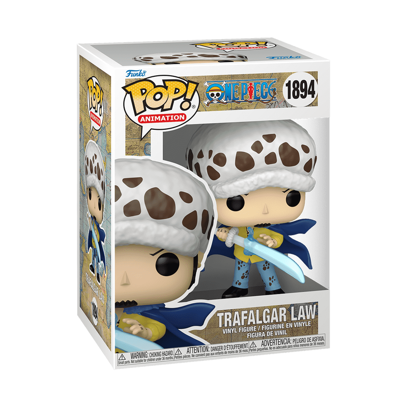 Funko Pop One Piece - Trafalgar Law con Blue Anesthesia Funko Pop One Piece - Trafalgar Law con Blue Anesthesia