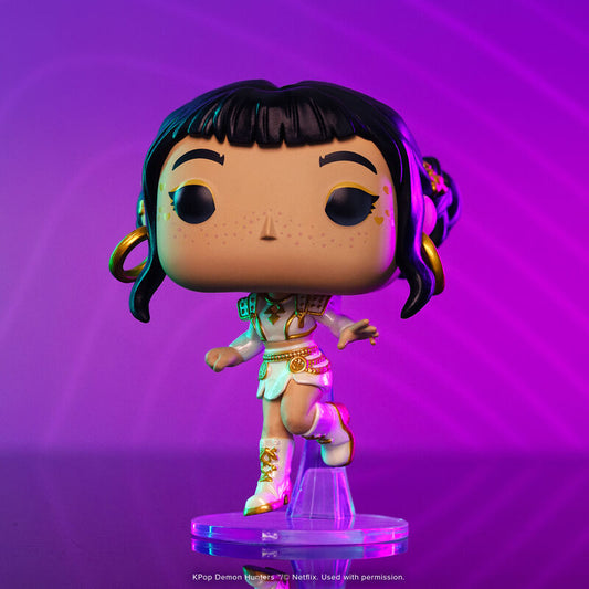 Funko Pop Animation: K Pop Demon Hunters - Zoey atuendo blanco