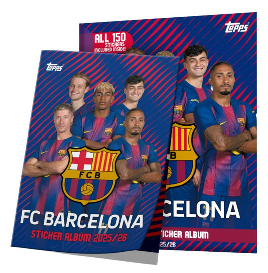 Topps Barcelona Sticker Album: Complete Set Album + Stickers 2025/26