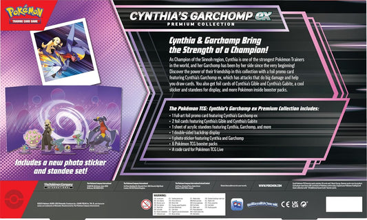 Pokémon TCG: Cynthias Garchomp ex Premium Collection en Inglés