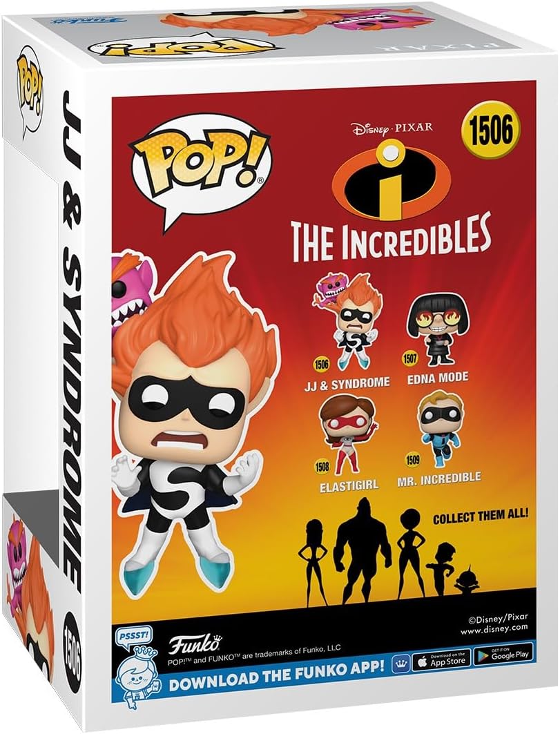 Funko Pop Premium: Pixar Los Increibles 20 Aniversario - Jack Jack y Syndrome Funko Pop Premium: Pixar Los Increibles 20 Aniversario - Jack Jack y Syndrome