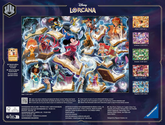 Rompecabezas Ravensburger Disney Lorcana - Acero (plata)