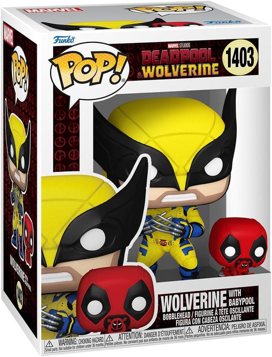 Funko Pop & Buddy: Deadpool y Wolverine - Wolverine y Babypool