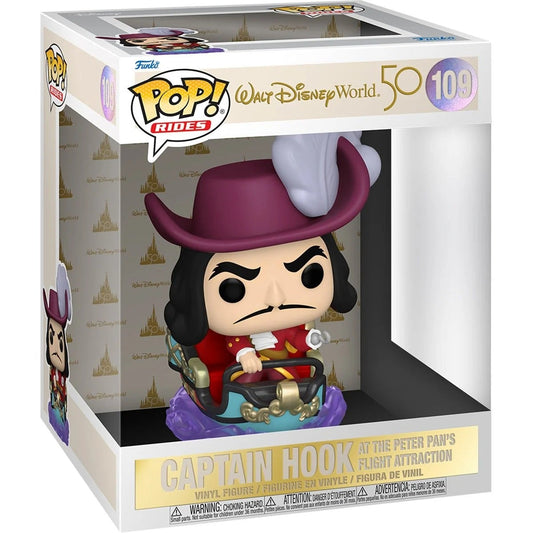 Funko Pop Walt Disney World 50 Aniversario - Garfio en vuelo de Peter Pan