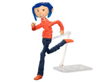 NECA Figura Articulada: Coraline - Coraline Playera de Rayas