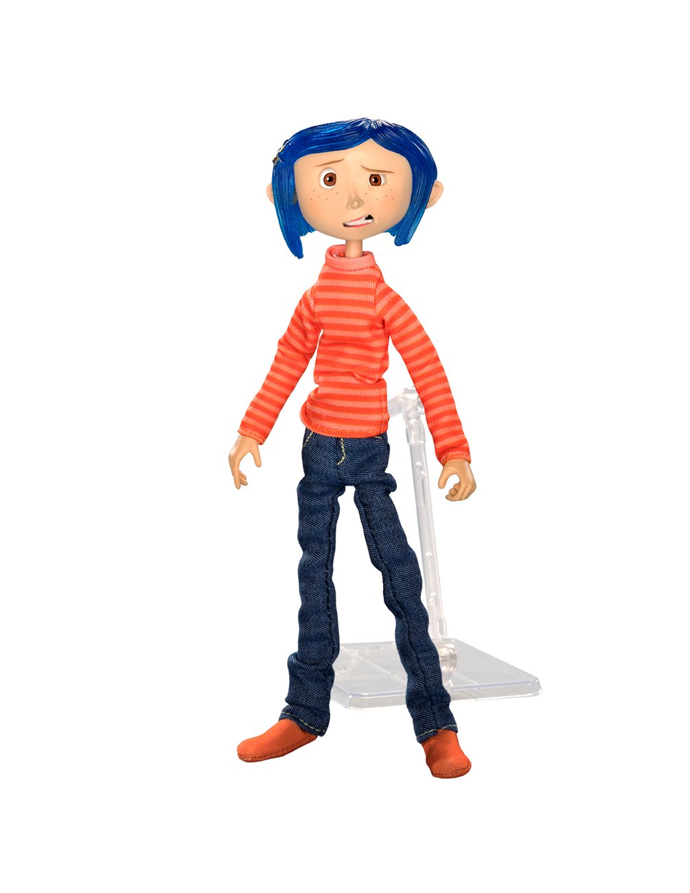 NECA Figura Articulada: Coraline - Coraline Playera de Rayas