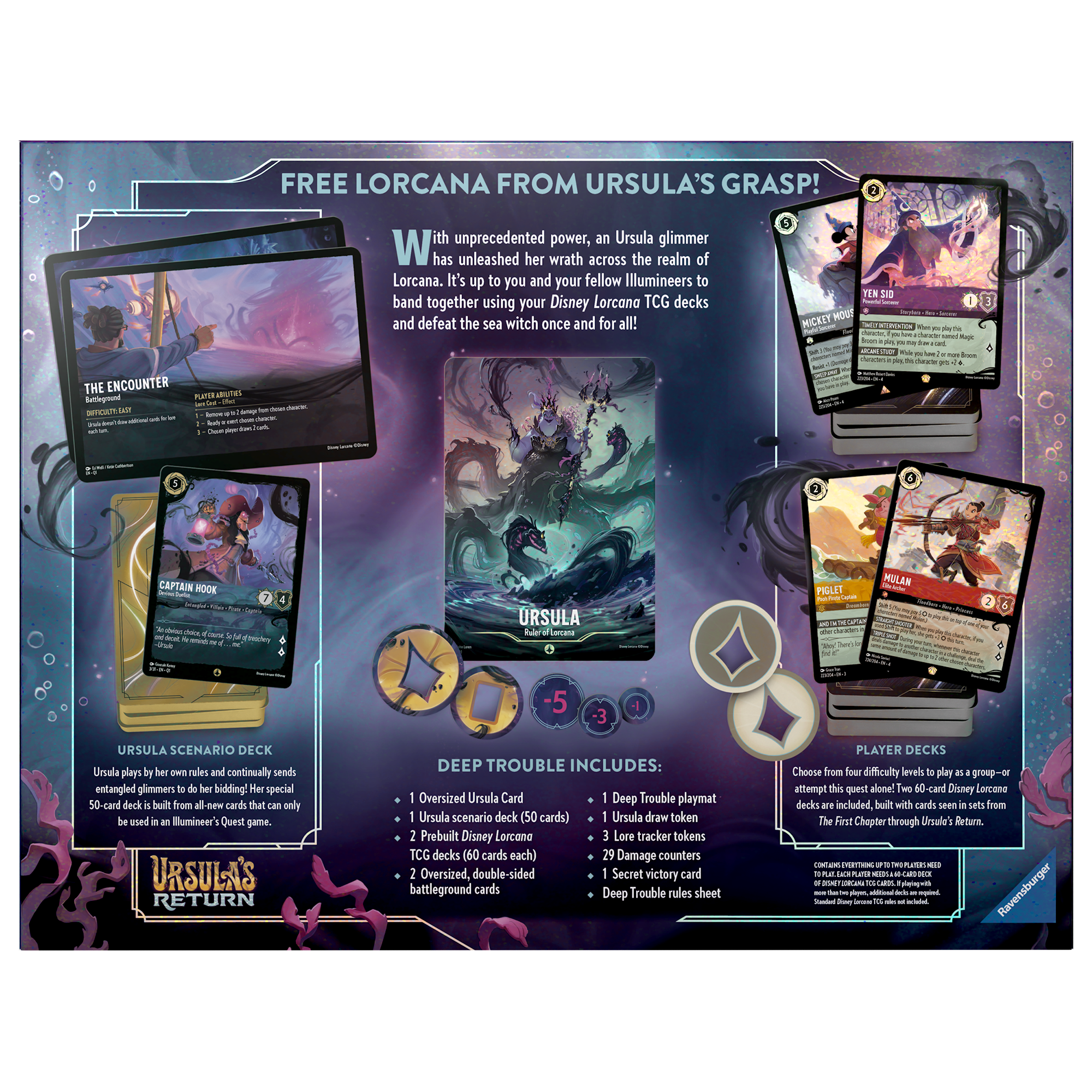 Lorcana: Ursula Return - Illumineers Quest Deep Trouble