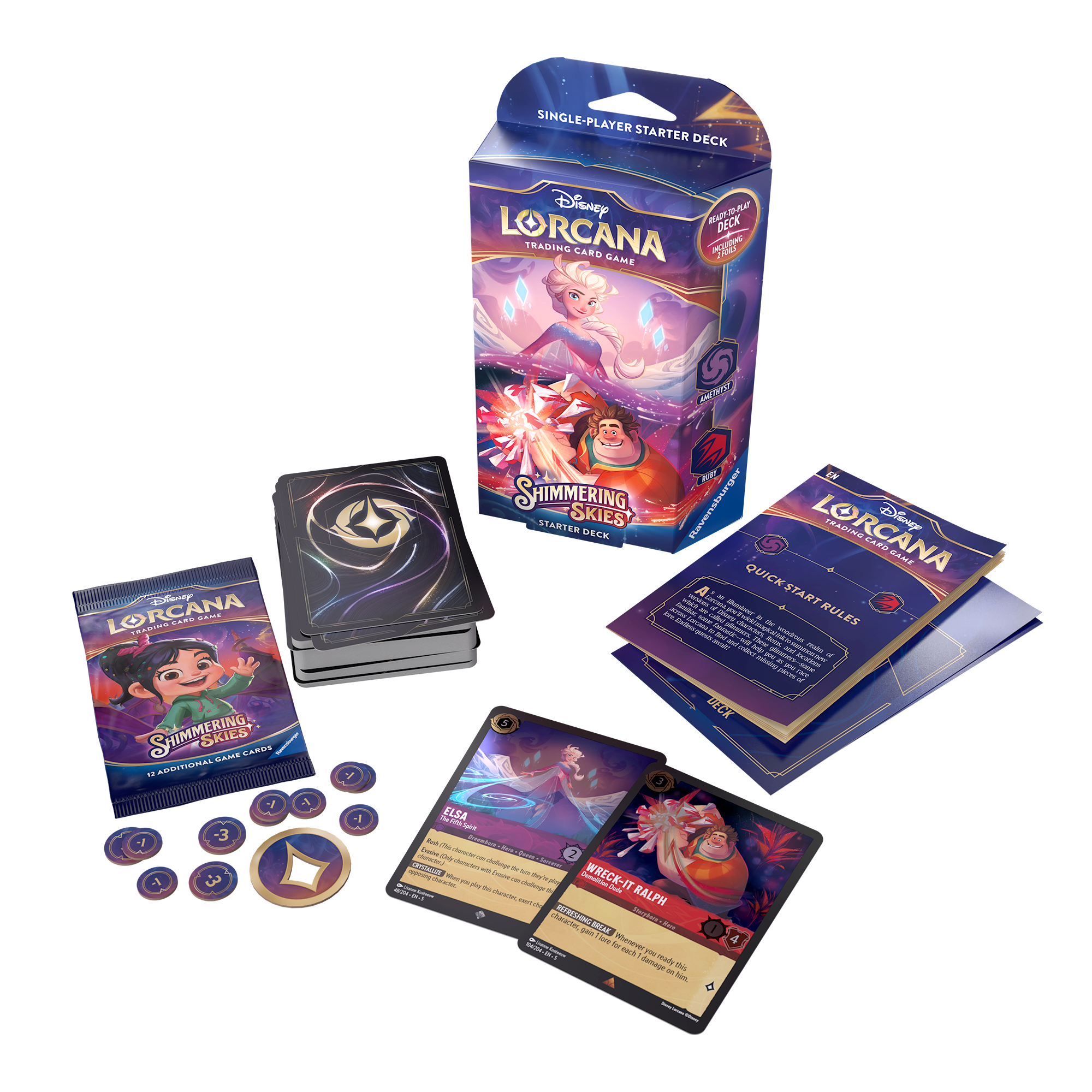 Lorcana Shimmering Skies - deck Amethyst Rubi