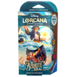 Lorcana Azurite Sea starter deck Ambar Rubí (amarillo rojo)