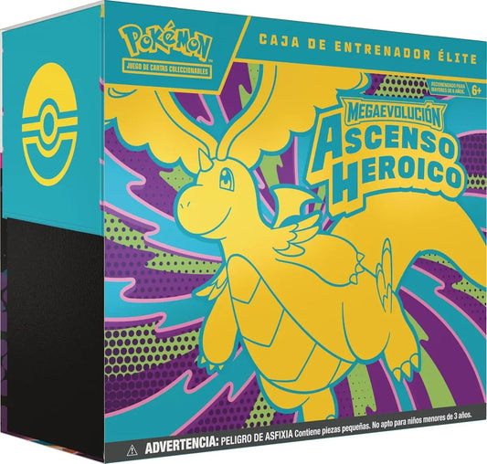 Pokémon TCG: Megaevolucion Ascenso Heroico - Elite Trainer Box en español