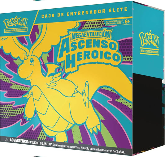Pokémon TCG: Megaevolucion Ascenso Heroico - Elite Trainer Box en español