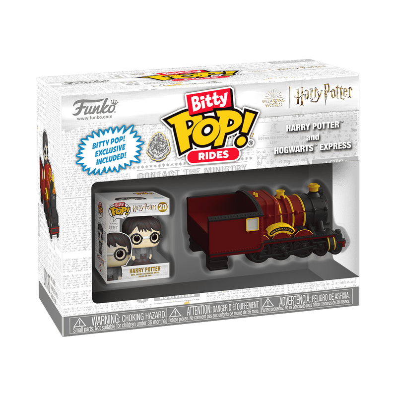 Funko Bitty Pop Ride: Harry Potter - Harry Potter Con Tren Hogwarts