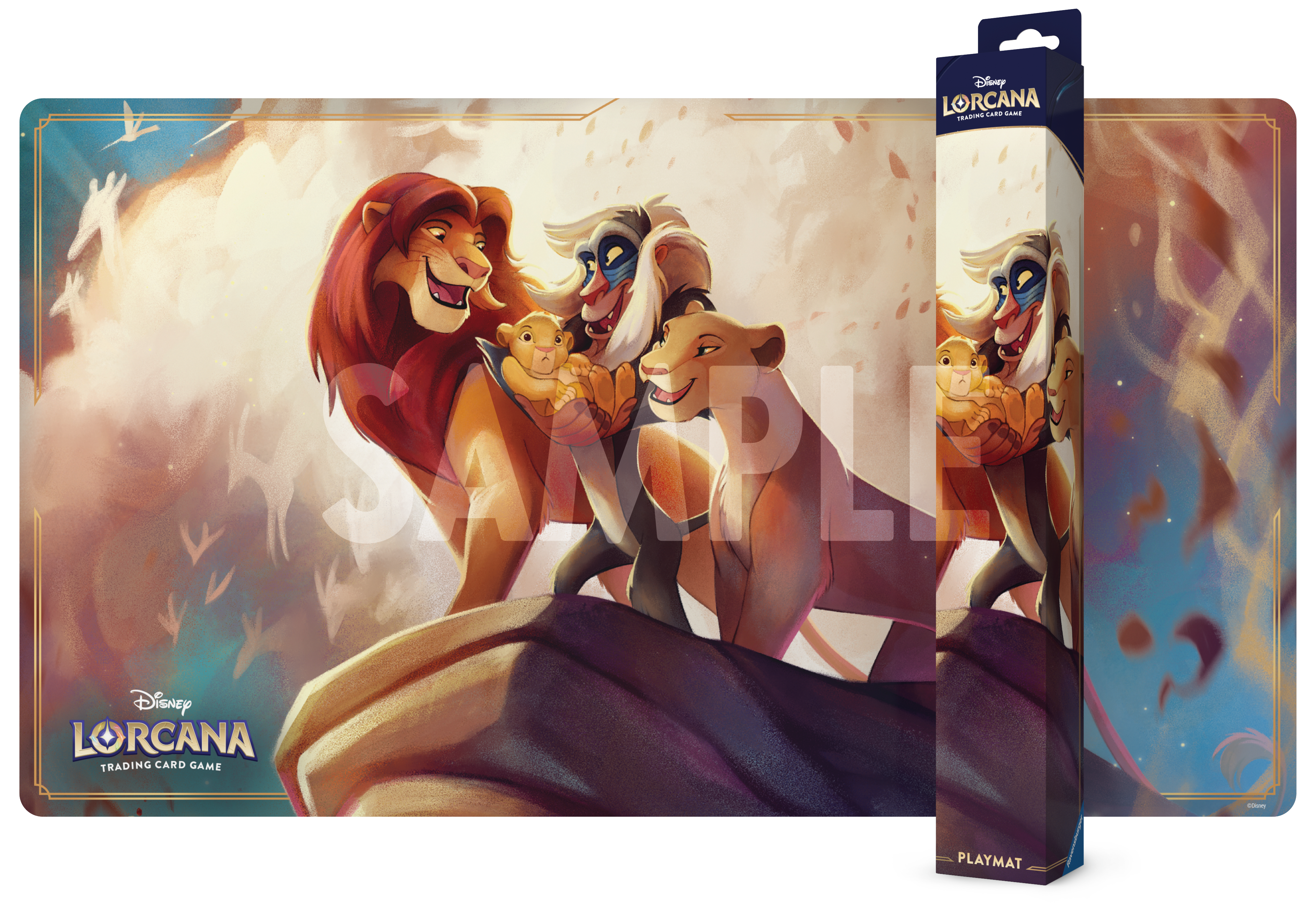 Disney Lorcana Attack of the Vine - playmat Rey Leon