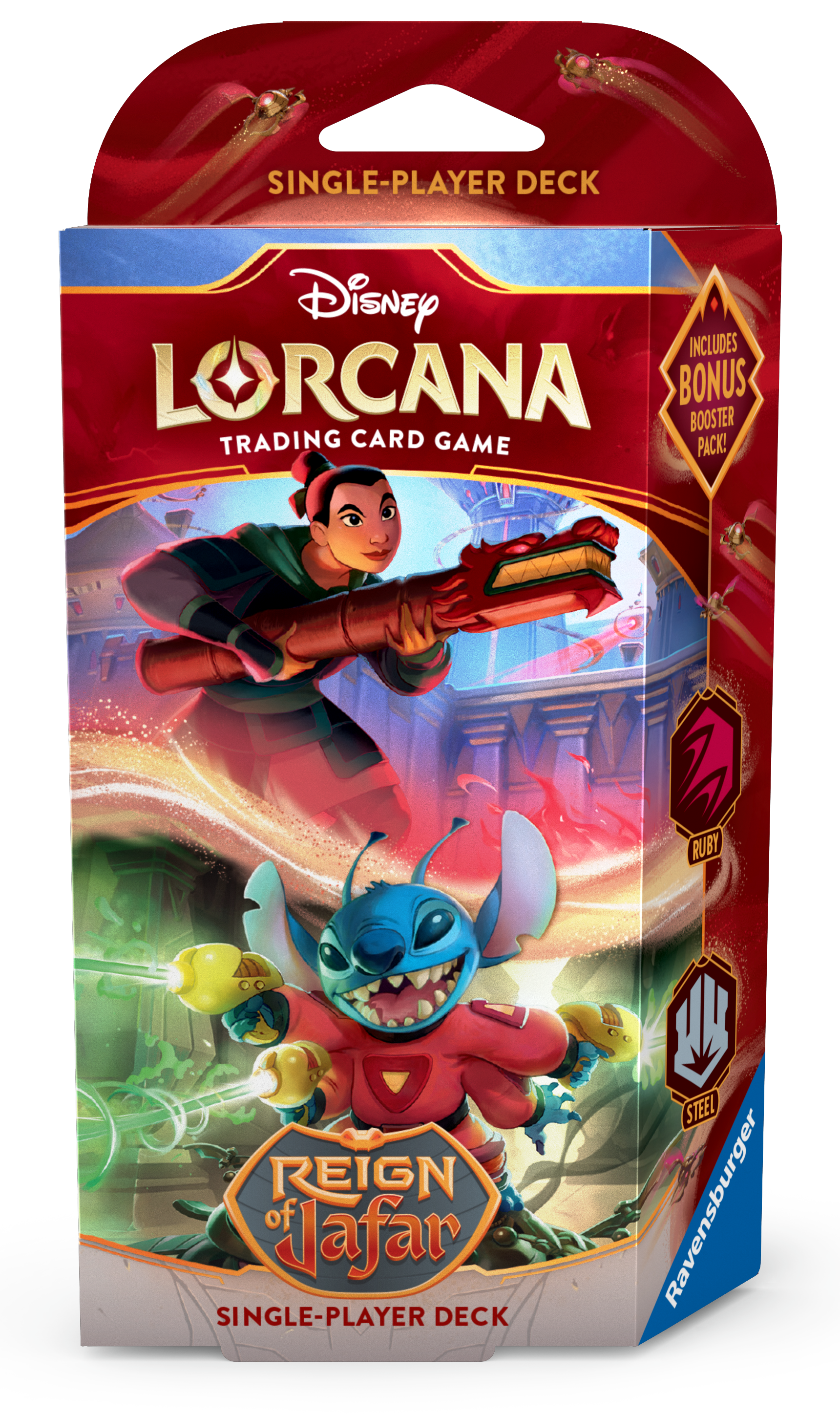 Lorcana: Reign of Jafar - Starter Deck Stitch y Mulan