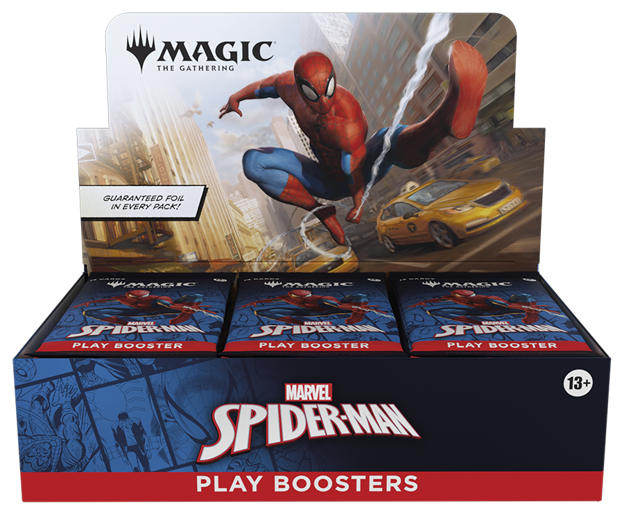 Magic The Gathering: Marvel Spider Man - Play Booster En Ingles (caja)