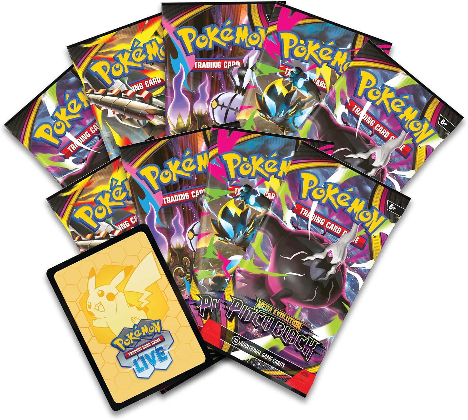Pokemon TCG: Mega Evolucion Oscuridad Absoluta - Elite Trainer Box ESPAÑOL