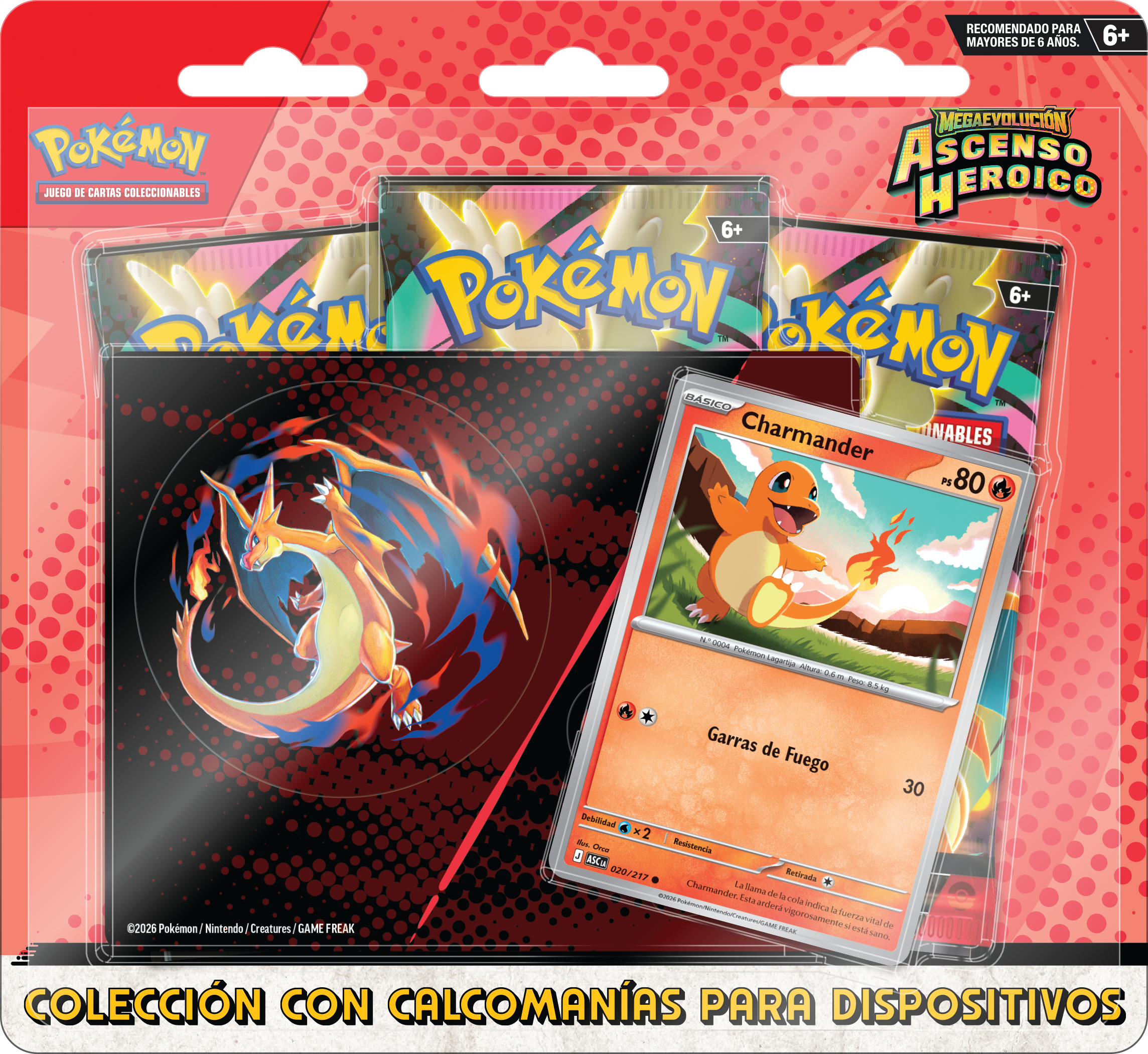 Pokémon TCG: Megaevolucion Ascenso Heroico - Tech Sticker Collection en español