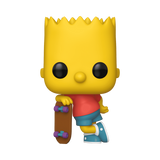 Funko Pop TV: Los Simpson - Bart Con Patineta