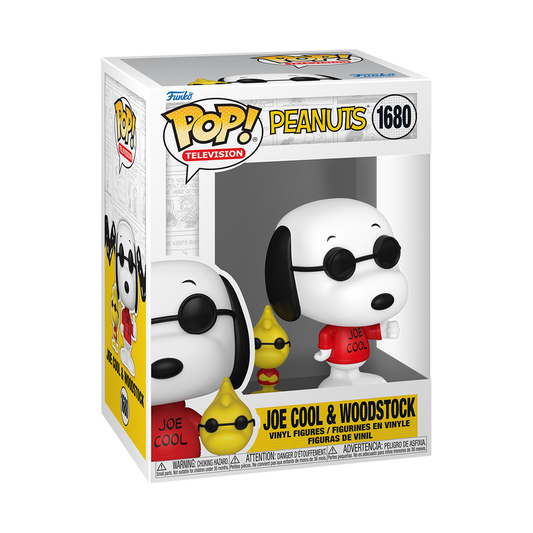 Funko Pop & Buddy: Peanuts - Snoopy Joe Cool y Woodstock