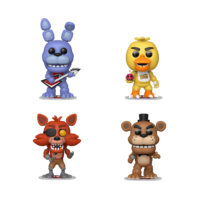 Funko Pop Games: Five Nights At Freddys - Personajes 4 Pack