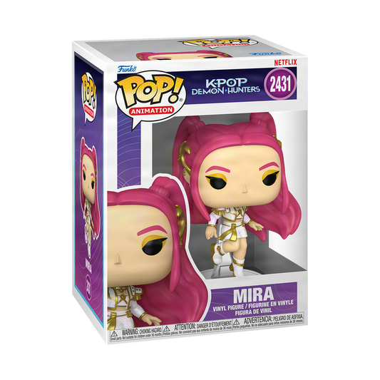 Funko Pop Animation: K Pop Demon Hunters - Mira atuendo blanco