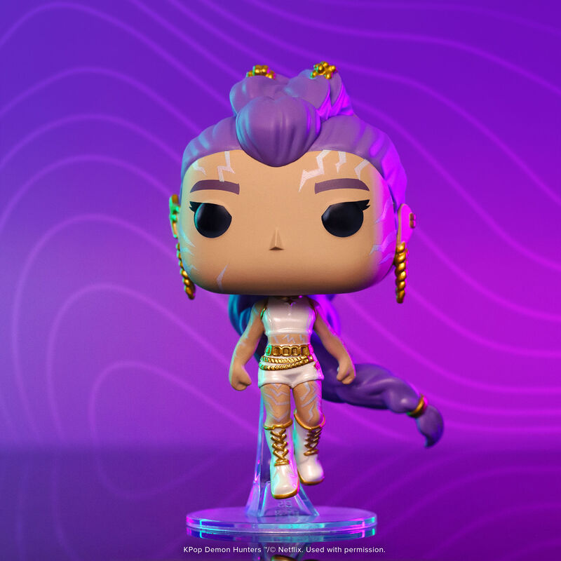 Funko Pop Animation: K Pop Demon Hunters - Rumi atuendo blanco