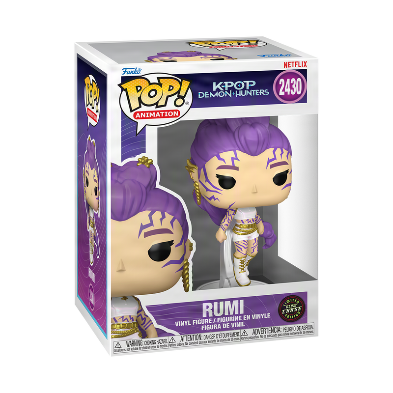 Funko Pop Animation: K Pop Demon Hunters - Rumi atuendo blanco