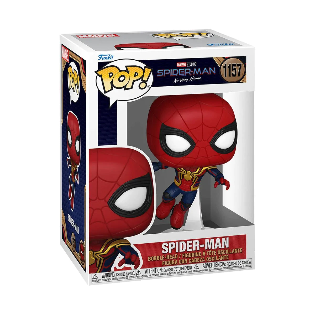 Funko Pop Marvel: Spiderman No Way Home - Spiderman Tom Holland Saltando