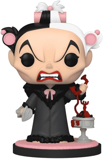 Funko Pop Disney: Villains - Cruella Sosteniendo El Telefono Exclusivo Funko Shop