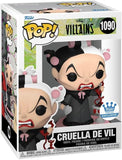 Funko Pop Disney: Villains - Cruella Sosteniendo El Telefono Exclusivo Funko Shop