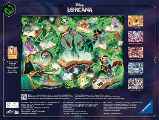 Rompecabezas Ravensburger Disney Lorcana - Esmeralda (verde)