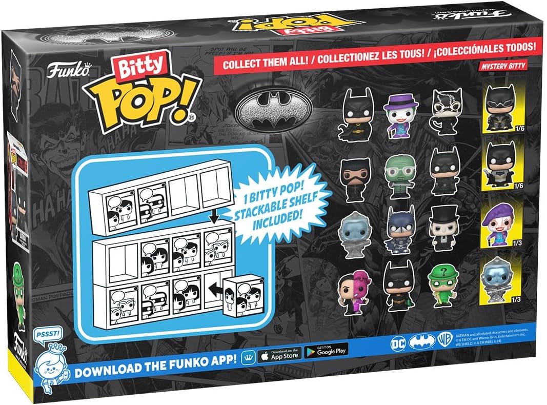 Funko Bitty Pop Batman 85 Aniversario - The Batman 4-pack