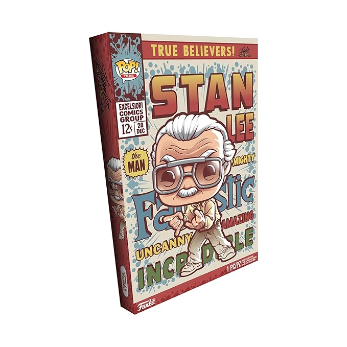 Funko Boxed Tee: Marvel - Stan Lee Playera Grande