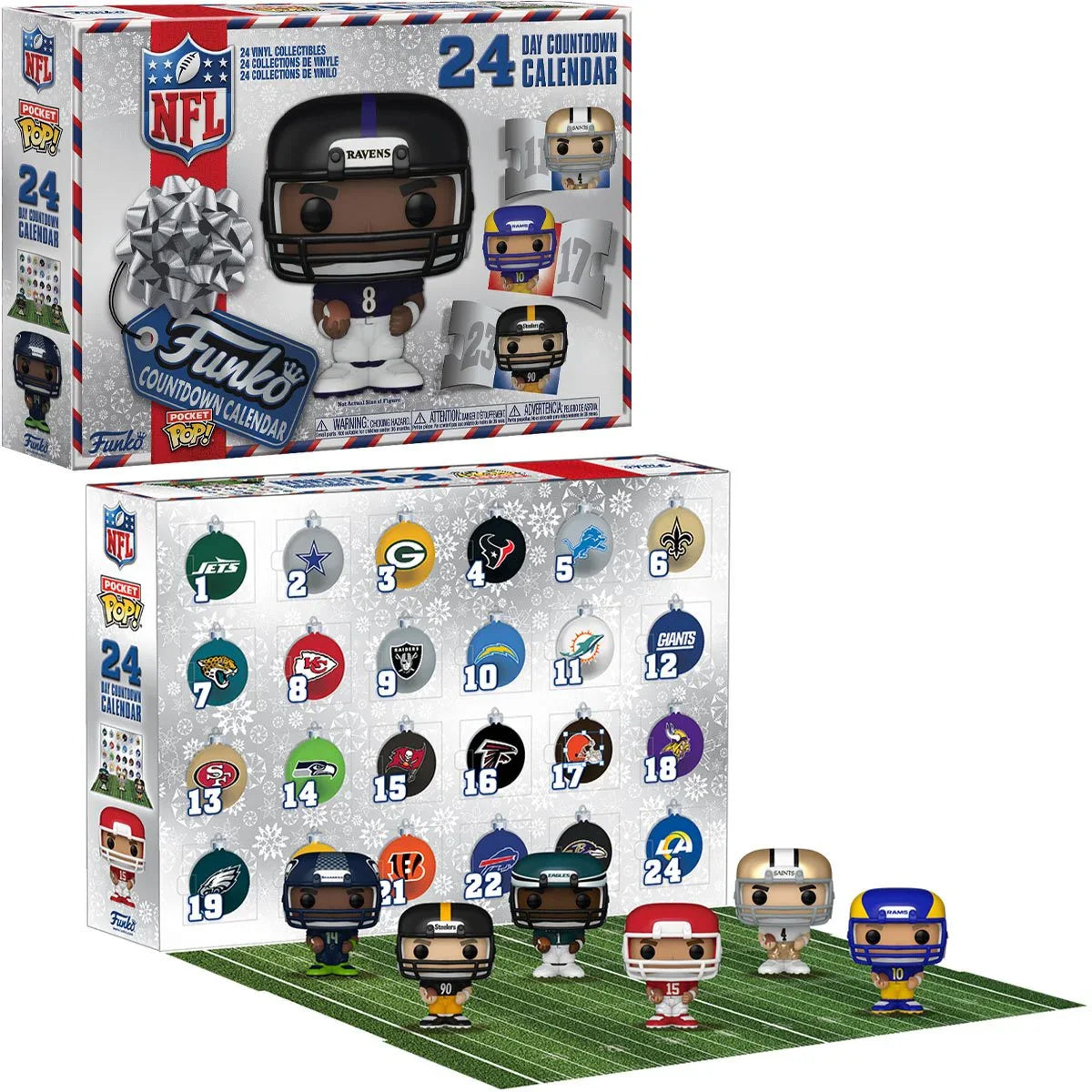 Funko Calendario de Adviento: NFL 24 días Navidad 2024