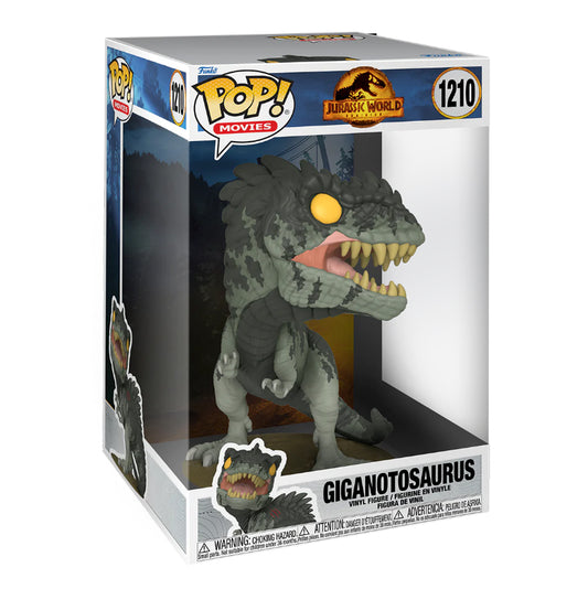 Funko Pop Jumbo: Jurassic World Dominion - Giganotosaurus 10 Pulgadas