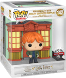 Funko Pop Deluxe: Harry Potter - Ron en callejon Diagon Quidditch Store