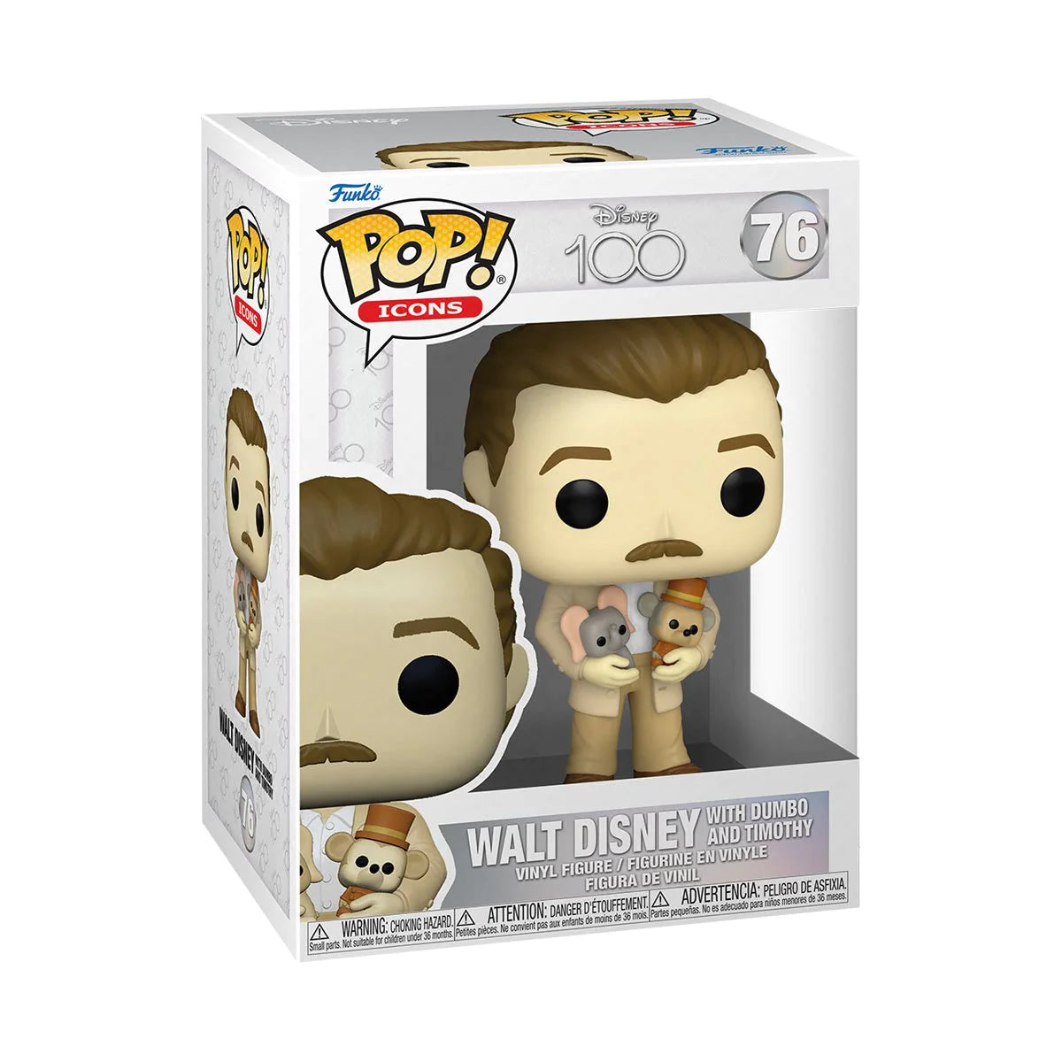 Funko Pop Icons: Disney 100 - Walt Disney