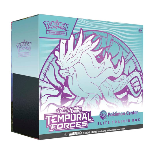 Pokemon TCG Scarlet & Violet: Temporal Forces - Elite Trainer Box Walking Wave En Ingles